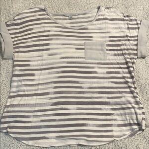 Striped Gray Women's Top